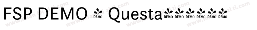 FSP DEMO - Questa字体转换